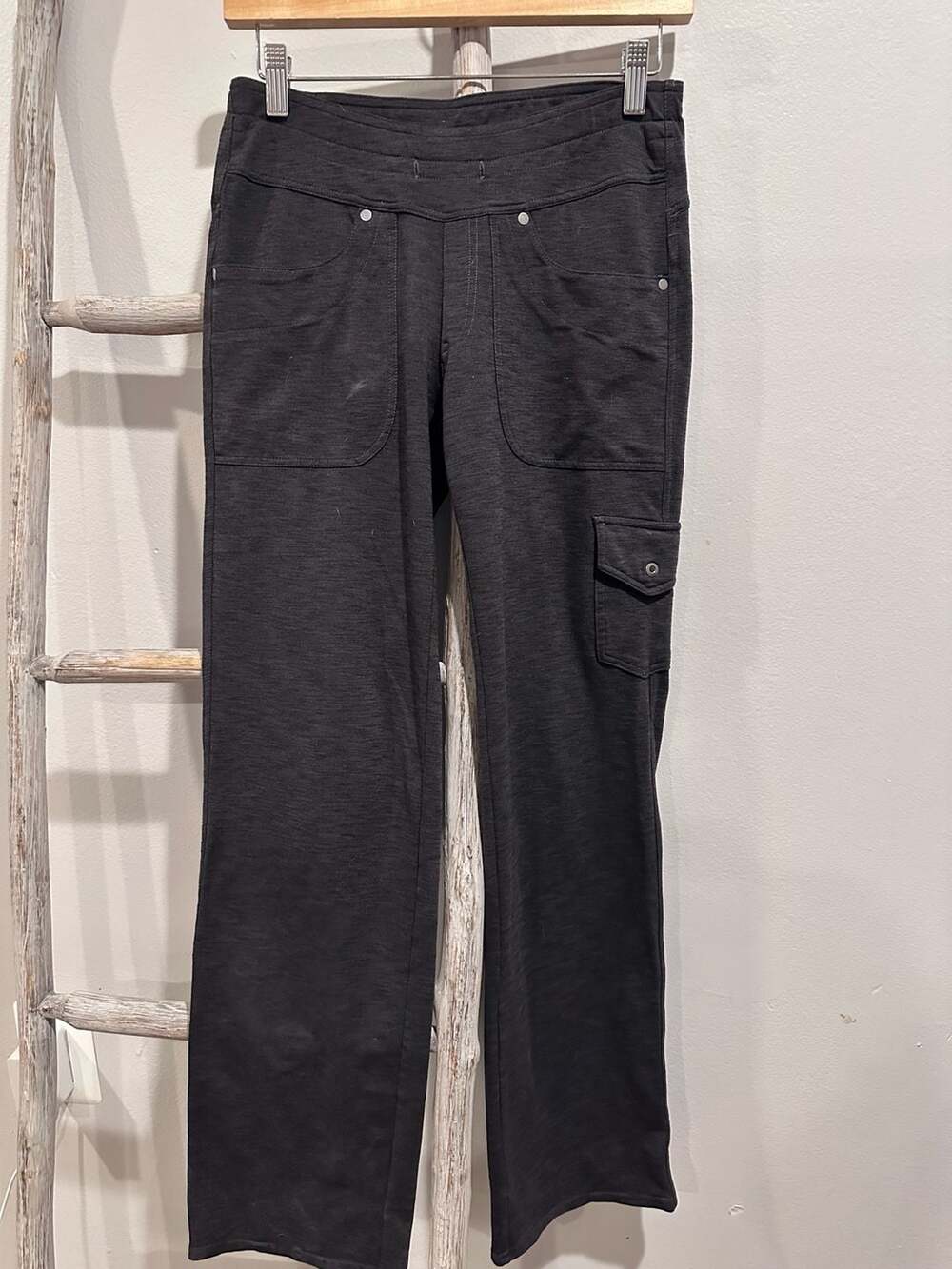 Kühl Mova Pants Size 4 Reg Black Heather Cargo Hiking